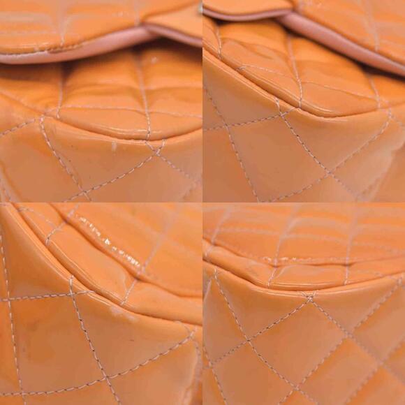 $5200 Chanel Mini Square Flap Bag Orange 2013 - Picture 9 of 15